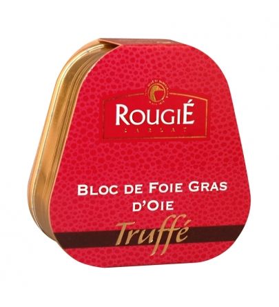 Rougié block of goose foie gras with truffles 75g